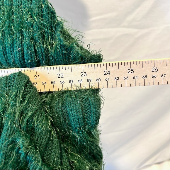 Alberto Makali Green Beaded Knit Sleeveless Mob Wife Cardigan Vest Size Large - Picture 5 of 7